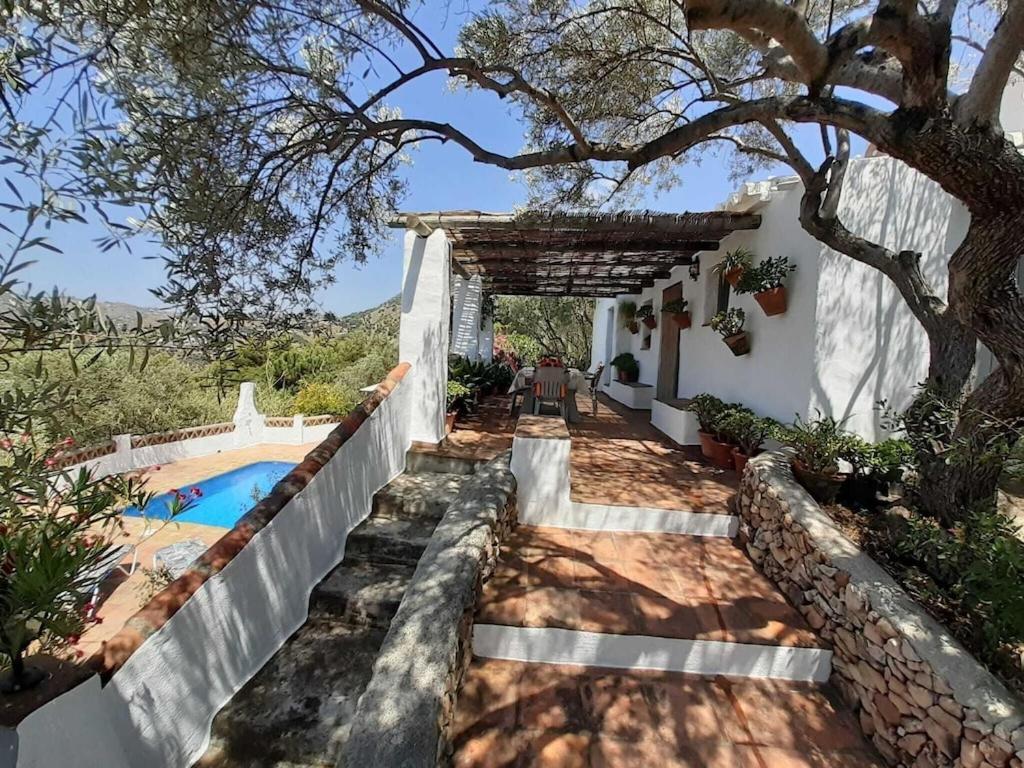 Cortijo Tipico Andaluz En La Sierra Cerca De Frigiliana De Nerja Y De Las Playas Eksteriør billede