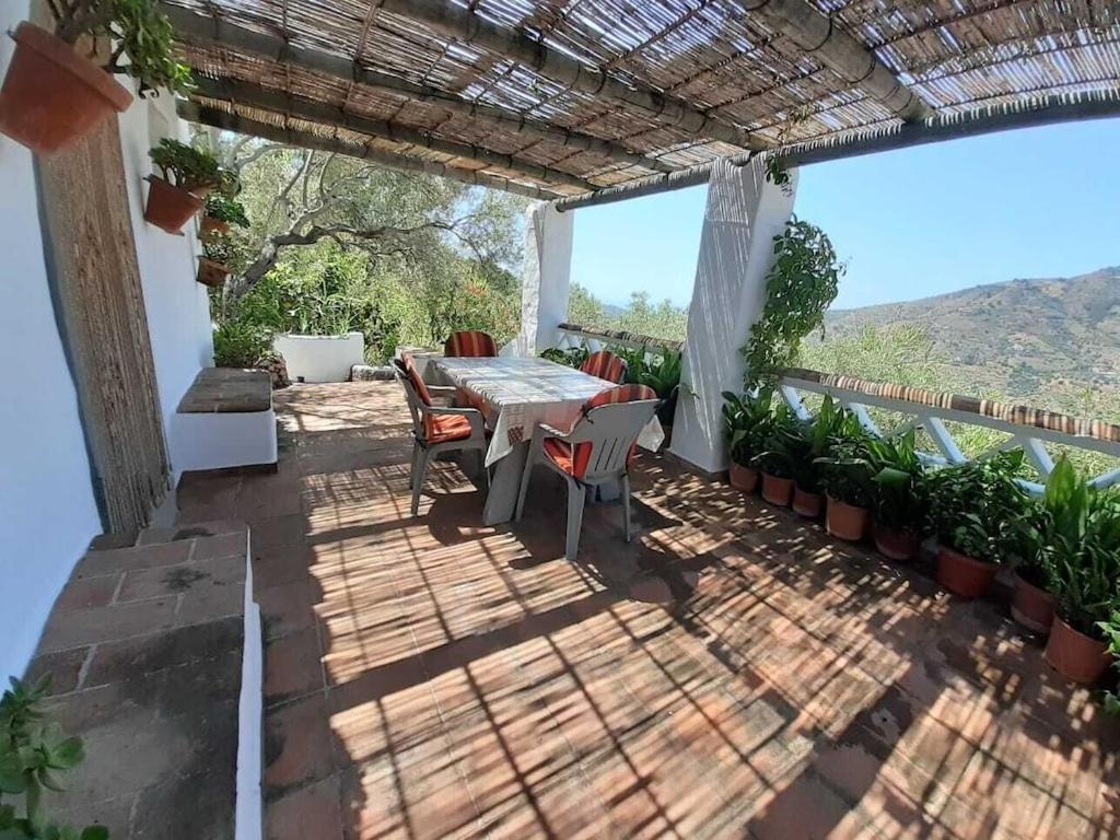 Cortijo Tipico Andaluz En La Sierra Cerca De Frigiliana De Nerja Y De Las Playas Eksteriør billede