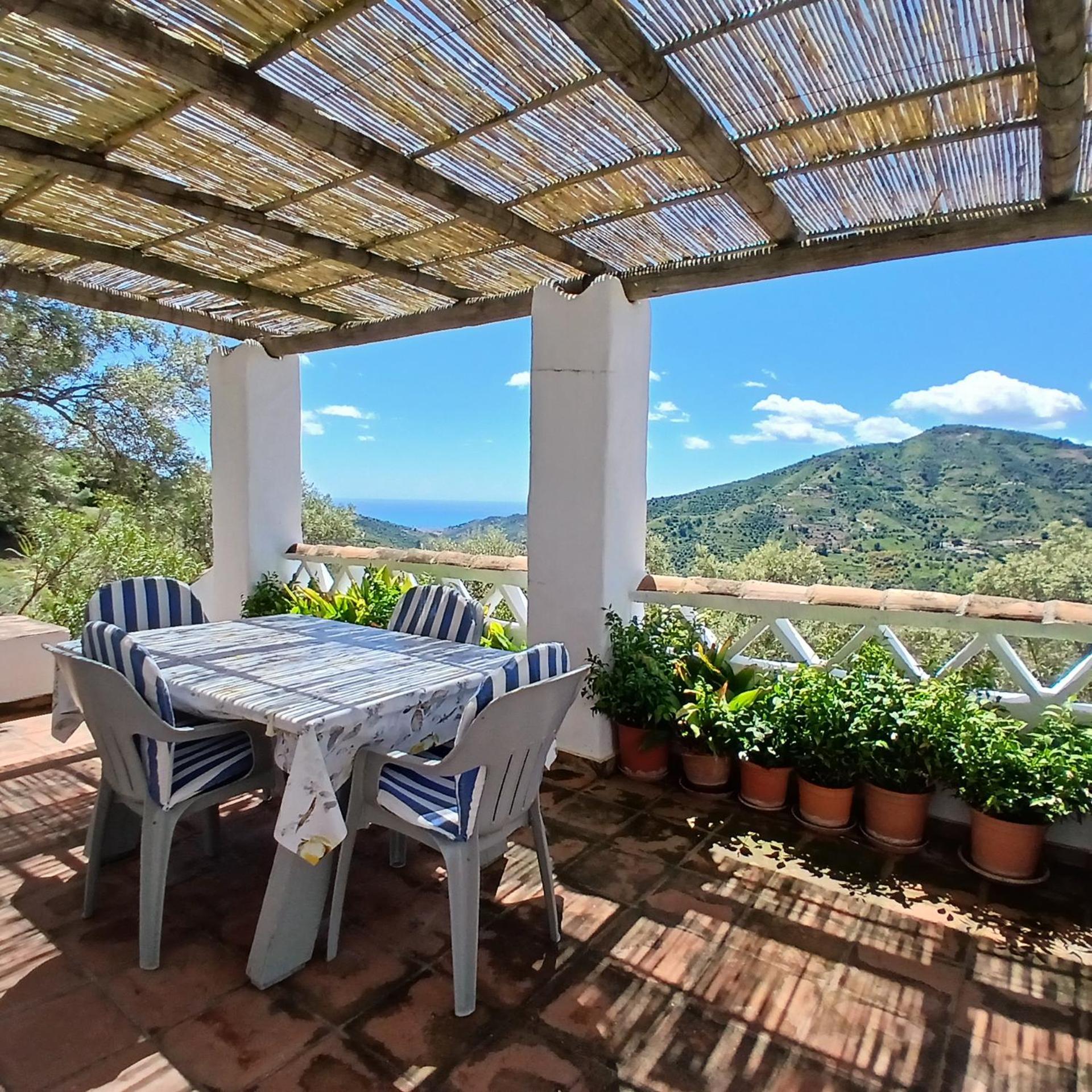 Cortijo Tipico Andaluz En La Sierra Cerca De Frigiliana De Nerja Y De Las Playas Eksteriør billede